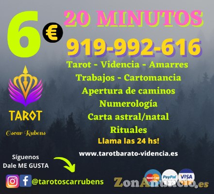 ¿Mi ex me extraña? Tarot real 6 euros los 20 minutos